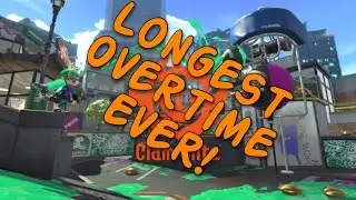 Splatoon 2 Clam Blitz Overtime | Longest Overtime Ever!