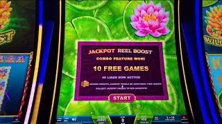 Lotus Flower Blossom Bonus Feature #slotscasinogames #gamblinggame #gambling