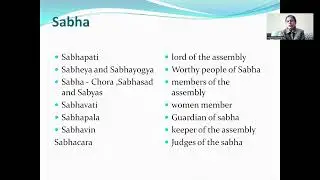 Sabha & Samiti in Ancient India