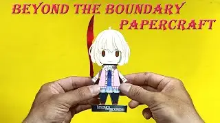 Beyond The Boundary: Mirai Kuriyama Papercraft ( Spirit World Warriors)