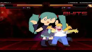 Mugen Tests: D4 MIKU's AI PATCH COMPARISON