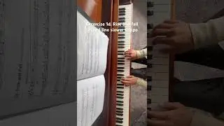 Grade 3 Trinity piano exam excercise 1d. Rise and Fall in slower tempo #piano #trinity #grade3exam