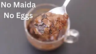 Eggless Mug Cake - Single Serving Chocolate Mug Cake Recipe - No Maida Cake | Nisa Homey