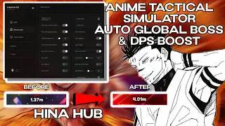 Anime Tactical Simulator Script (DPS BOOST,Auto Global Boss, Sukuna Finger, Auto AFK GRIND AND MORE)