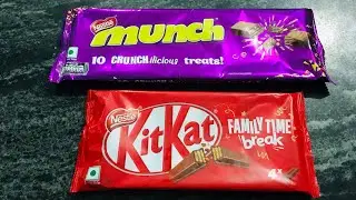 Munch family pack vs KitKat family pack