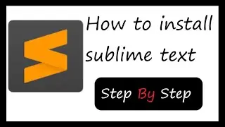 How to install sublime text || Learn Coding with fun