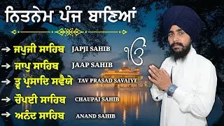 ਨਿਤਨੇਮ ਸਾਹਿਬ ਪਾਠ - Nitnem Sahib Path - Panj Bania | ਨਿਤਨੇਮ ਪੰਜ ਬਾਣੀਆ | Japji Sahib | Panj Bania Path