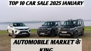 TOP 10 CAR SALES IN JANUARY 2025#trending #automobile...#thar #viralvideo......