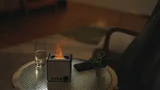 Flame Light Oil Diffuser | White Noise | Bluetooth speaker