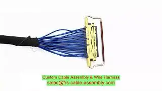 medical wearable SpO2 sensor cable EMI suppressed custom cable assembly MIPI CSI DSI JST to JAE PTFE