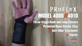 Ergodyne ProFlex&reg; 4000 Single Strap Wrist Support - Bunzl Processor Division/Koch Supplies