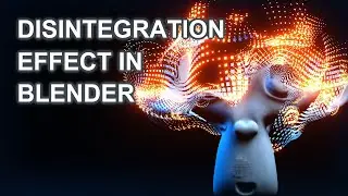Disintegration Effect In Blender GeometryNodes