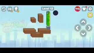 SnakePuzzle - Slither to eat | Level 1-20 | Walk Through  #puzzlegame  #tinymindplays #appleworm 