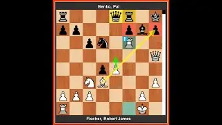 Bobby Fischer vs Pal Benko | US Chess Championship, New York 1963