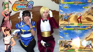 Cosplay Retas - Waifus de Capcom VS Morras de Art of Fighting