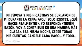 Mi Esposa Y Mis Hijastras Dijeron Que No Contribuía En Nada, Lo Quité Todo En Silencio...
