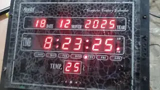 Ajanta clock ⏰ Time setting And Display Problem Repairing Sharfuddin Electrician 👍🥰
