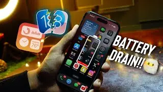 iOS 18  iPhone 14 Pro - BATTERY DRAIN AND BUGGY AF |