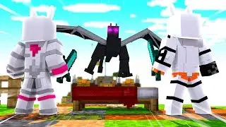 Funtime Foxy And Lolbit Fight The Enderdragon In Bed Wars (Minecraft Fnaf Roleplay Adventure)