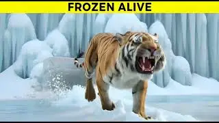 Frozen Alive?! Tiger Trapped in Ice 😱🐅 | Shocking Scene