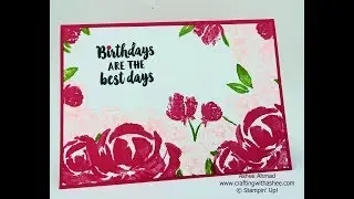 Birthday Card Tutorial - A Beautiful Friendship Stamp Set