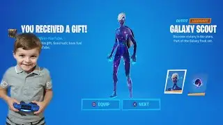 TRUMAnn Giving His 6 Year Old Kid NEW 'GALAXY SCOUT' Bundle/Pack! WORTH 4,500 V-Bucks!! & SPACESHIP!