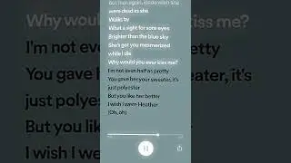heather [why would you ever kiss me? im not even half as pretty] - conan gray (sped up)┊serein.