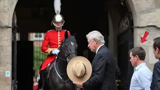 Guard and Horse Show POWERFUL Respect to Old Guard Veteran
