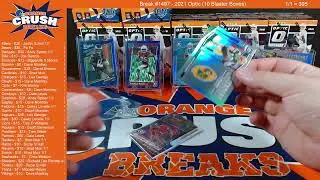 2021 Optic (10 Blaster Boxes) [FB BREAK #1497]