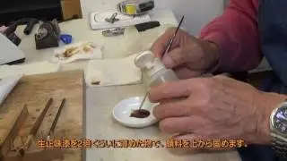 変り塗りその2　手綱塗り