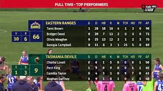 NAB LEAGUE GIRLS 2020: Round 3 - Eastern Ranges v Tasmania Devils (FULL GAME)