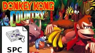 DKC : Theme Test in Snes SPC700 Player