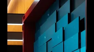 Kinetic LED wall for an American Experience Center