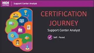 HDI Support Center Analyst Course Overview