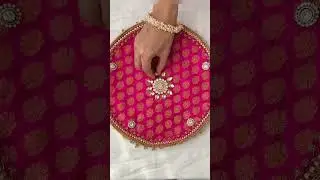 DIY Karva Chauth Thali | Diy Festive Decor ideas |