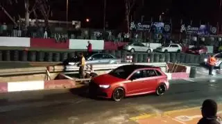 Audi RS3 Launch Battle at Robot Racing Killarney Race Track