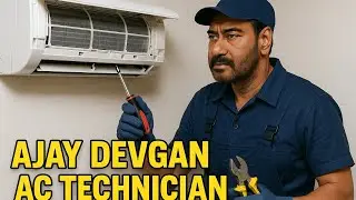 Ajay Devgan Ac Technician | #comedy #funny #memes #foryou #trending #viral #vlog #video #love #1m