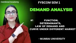 #1 Demand Analysis| meaning, law, function & determinants| FYBCOM SEM 1| buss eco Mumbai university
