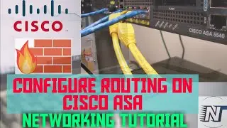 4-How to Configure Static and Default Routes on Cisco ASA Firewall | Configuring Static Route ASA.