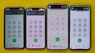 Four Phone Incoming Call & FaceTime Video IPhone 11, IPhone 13, IPhone 14 Pro Max, IPhone 17 Pro Max