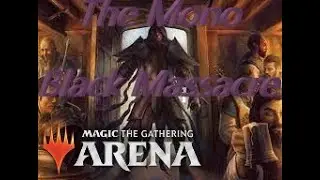 MTG Arena Mono Black Massacre Grim Wanderer / Lolth F2P Deck