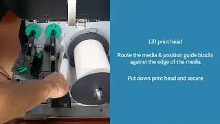 SATO TXPEX6 - Loading Media