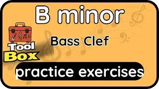 B minor Scale (Aeolian) &middot; Backing Track (Bass Clef Version) Jazz Ballad 50bpm