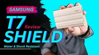 Samsung T7 Shield SSD Review - Portable, Water & Dust Resistant 🔥 (Hindi)