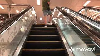 Nice 1993 Hitachi escalators @ Metroplaza Mall in Kwai Chung, Hong Kong