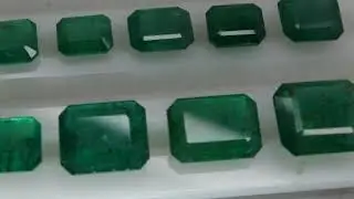47.35 Ct/9 Pcs Fine Natural Emerald Octagon,Square Octagon Zambia LooseGem Stone