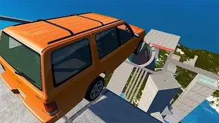 Car Falls & Car Crashes - BeamNG drive