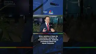 Setor qu&iacute;mico &eacute; base da economia, diz presidente da Alpek Polyester no Brasil #shorts