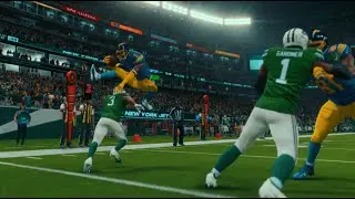 I JUMPED OVER HIM!? MIC'D UP WR (MADDEN 24 GAMEPLAY)