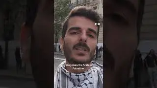 Demonstrators rally outside Israeli embassy in Paris after Gaza flotilla is intercepted